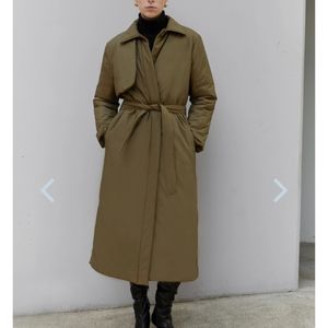 *Host pick* Long belted puffer coat